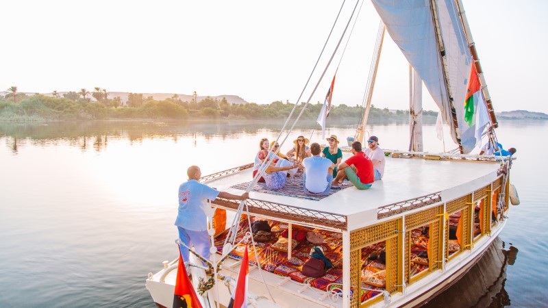 Fellucca in Cairo River Nile