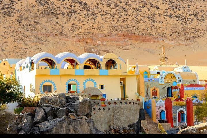 Nubian Village By Motorboat In Aswan