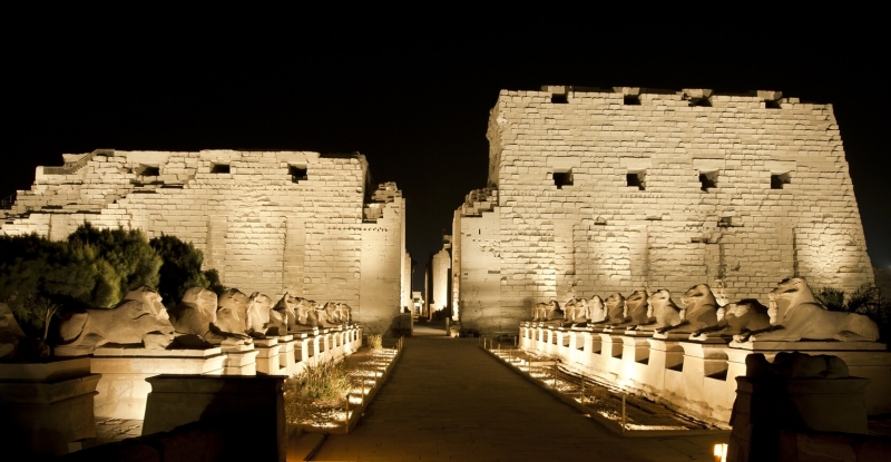 Sound & Light Show At Karnak Temple