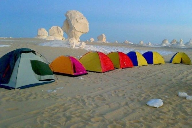 White Desert Camping