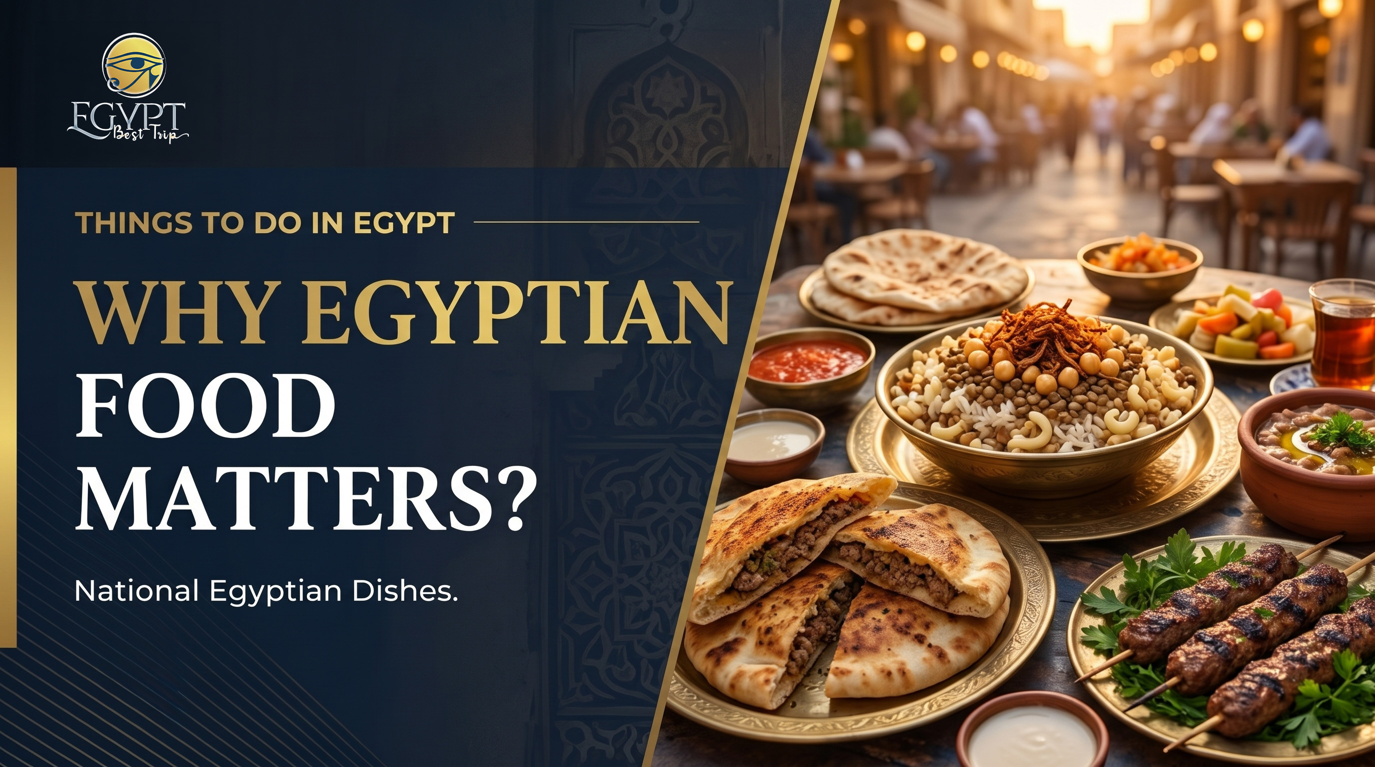 Traditional Egyptian Dishes Koshary Molokhia Ful