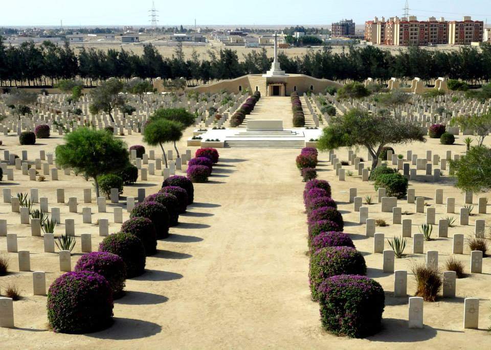 World War II Cemeteries In El Alamein From Alexandria Port
